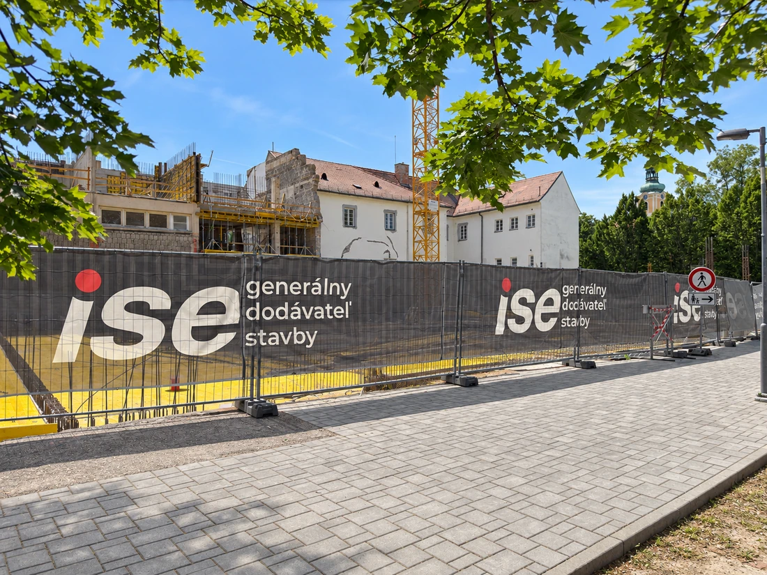 Park Šamorín – stavenisko za oplotením realizačného partnera ISE